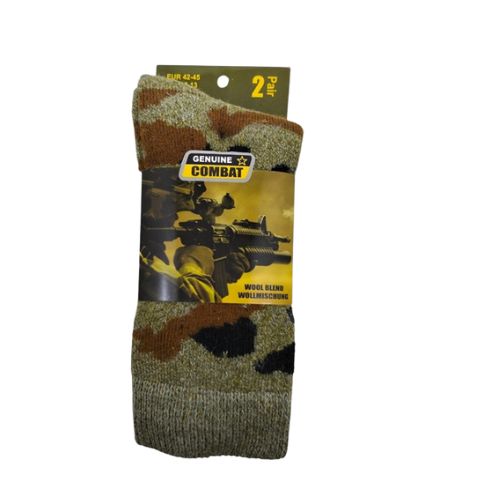 Wool socks camouflage pattern 1