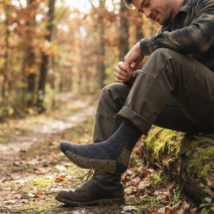 LAMB&rsquo;S WOOL ANKLE BOOT SOCKS
