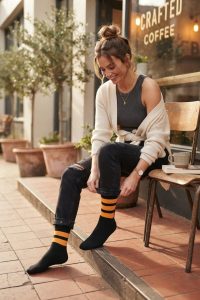 NON-ELASTIC BAMBOO BLEND SOCKS